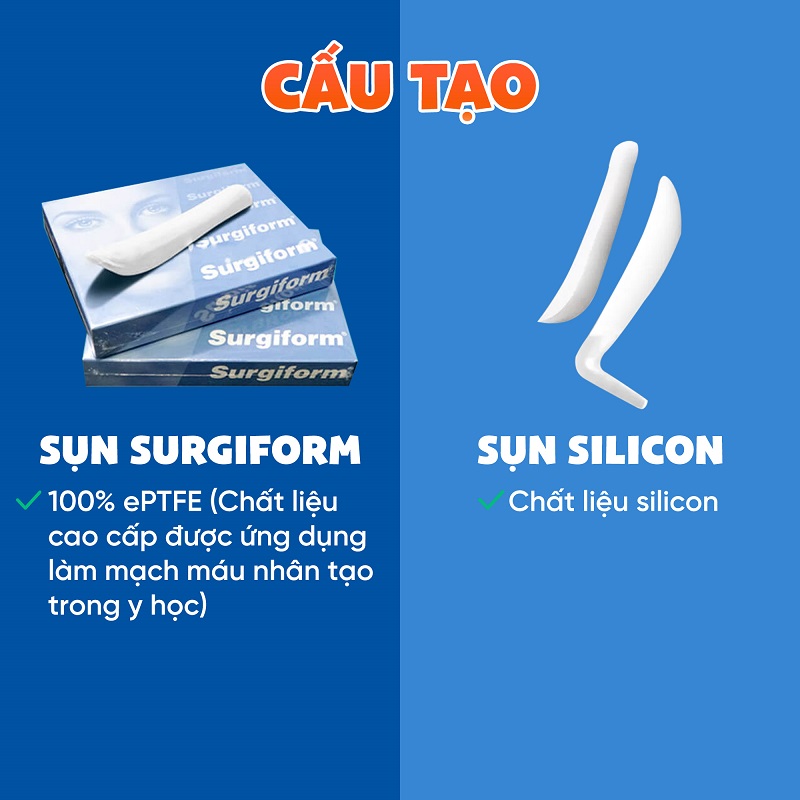Sử dụng sụn chất lượng cao, không lo đào thải