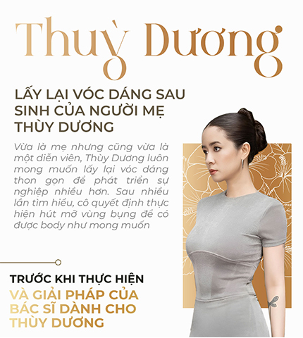 Lấy lại vóc dáng sau sinh của người mẹ Thùy Dương