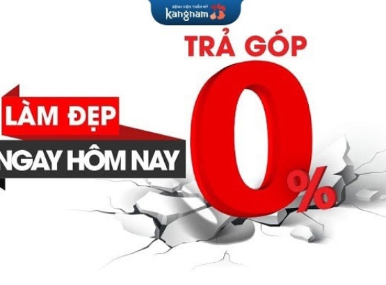 Trả góp lãi suất 0% – Làm đẹp thả ga