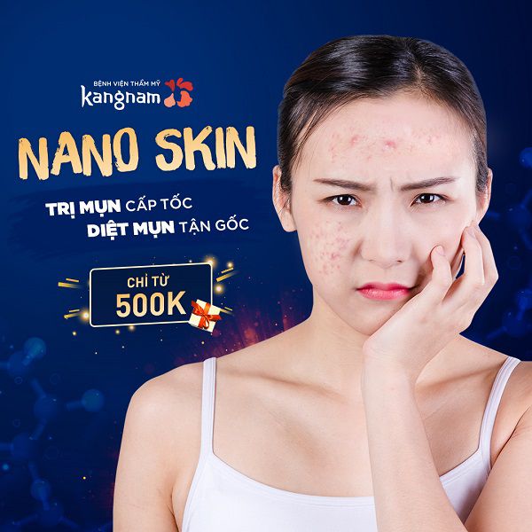 trị mụn nano skin