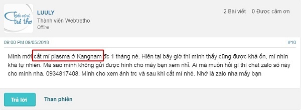 Cắt mí mắt ở Kangnam có tốt không