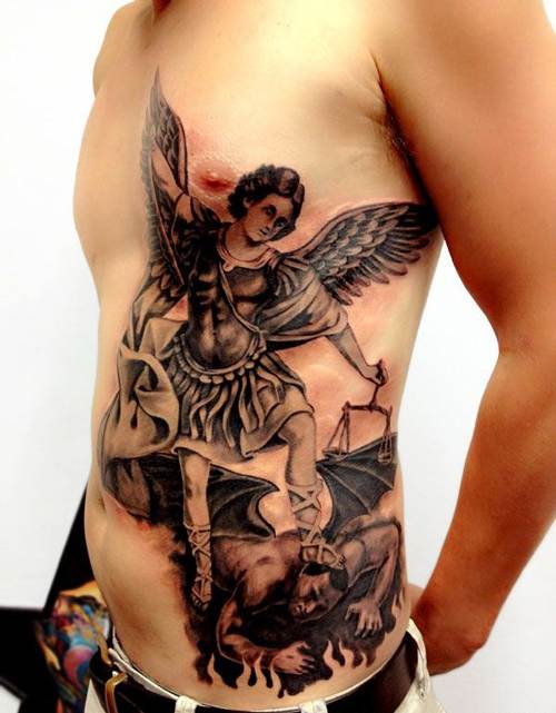 Tattoo thiên thần và ác quỷ cực chất