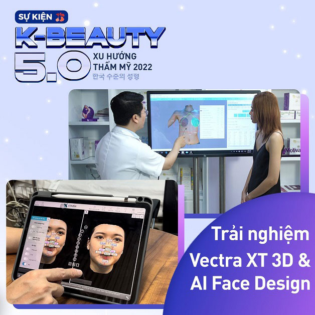 Trải nghiệm công nghệ Vectra XT 3D và AI Face Design