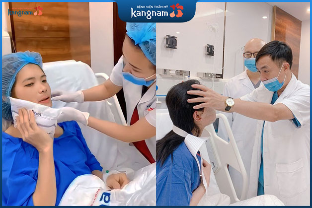 Khách hàng được nghỉ dưỡng tại phòng hậu phẫu đạt chuẩn 5 sao của Kangnam