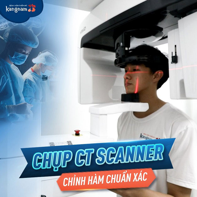 Sử dụng máy chụp CT Scanner để việc chỉnh hàm được chuẩn xác nhất