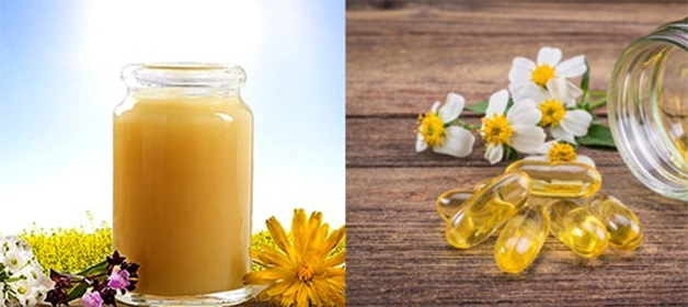 Trộn vitamin E và sữa ong chúa để tạo thành mặt nạ bảo vệ da khỏi những tác nhân gây nám, tàn nhang