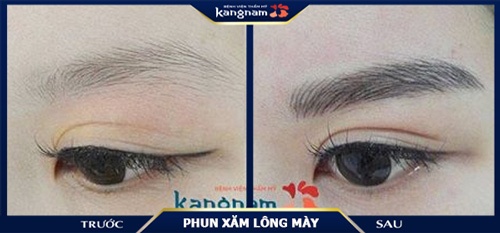 điêu khắc lông mày màu nâu đen