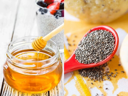 giảm cân với hạt chia và mật ong 
