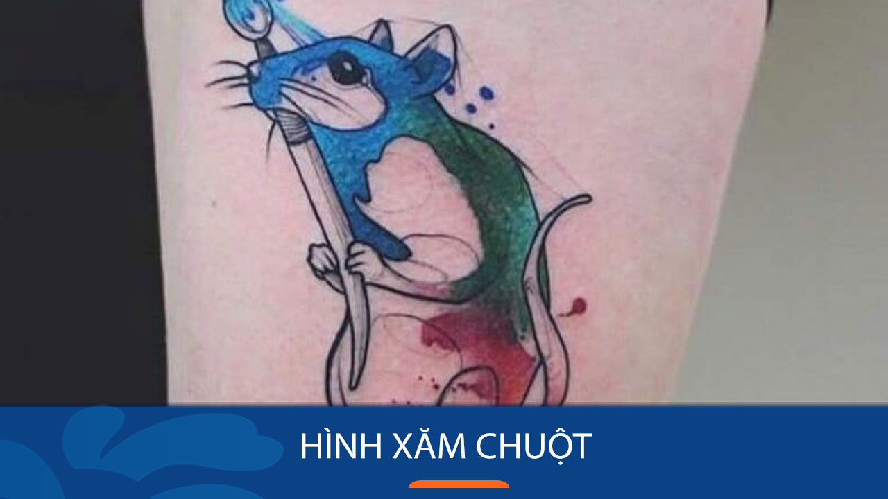 Hình Xăm Con Chuột Đẹp ❤️Top Tattoo Chuột Thần Tài Mini - Homemy
