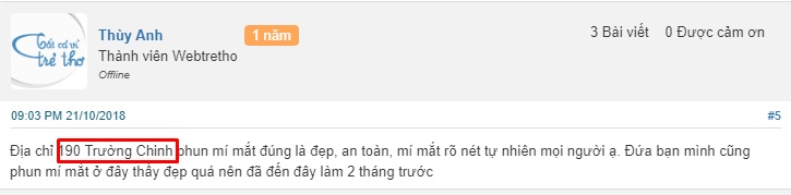 phun mí mắt không lên màu