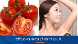 Bí quyết tẩy lông nách trắng mịn bằng cà chua tại nhà