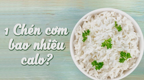 1 chén cơm bao nhiêu calo?