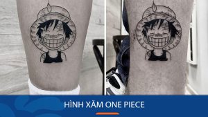 Hình xăm One Piece ngộ nghĩnh, đáng yêu