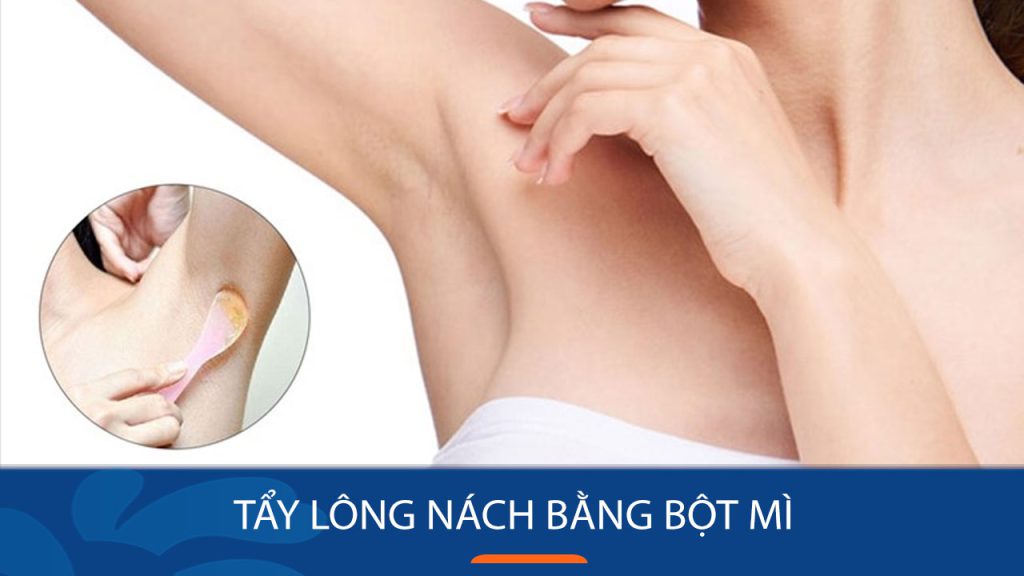 Tẩy lông nách vĩnh viễn tại nhà với bột mì TIN: Có thực sự hiệu quả?