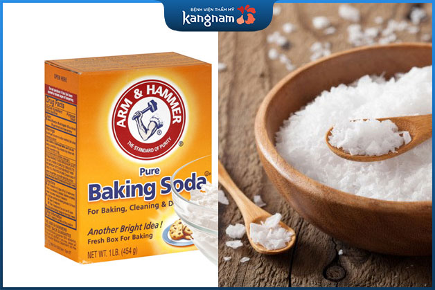 Cách lấy cao răng tại nhà bằng muối và baking soda