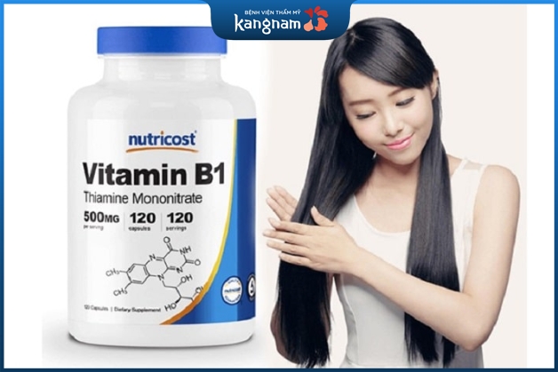 Gội đầu bằng vitamin B1 hằng ngày giúp chăm sóc tóc