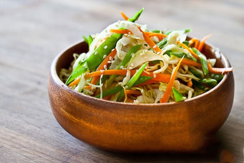 cách làm salad bắp cải tím