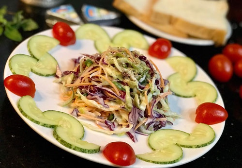 cách làm salad bắp cải