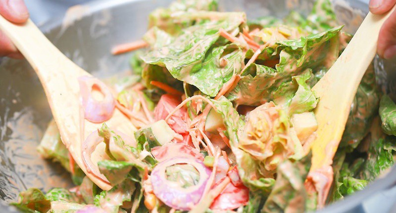 salad rau trộn