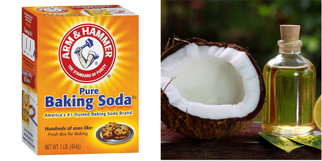Dầu dừa + baking soda là công thức tuyệt giúp làm sạch da chết body