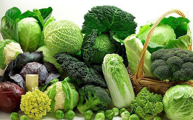 Bổ sung các thực phẩm nhiều rau xanh