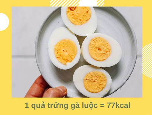 ăn trứng luộc giảm cân 