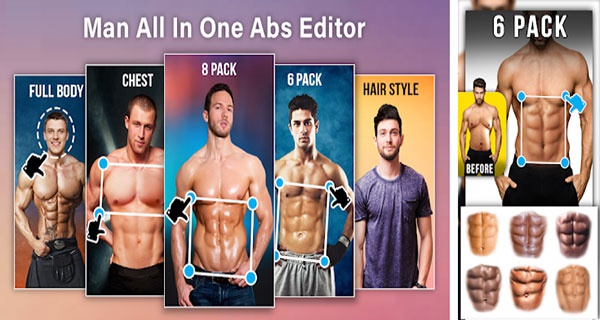 app six pack abs photo editor