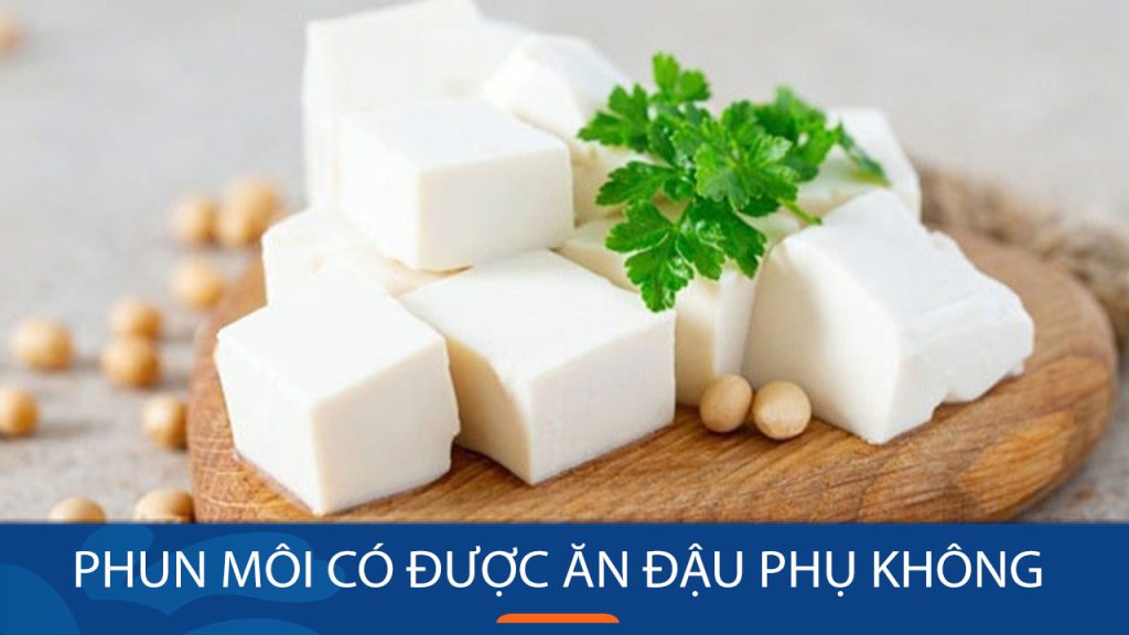 Phun môi có được ăn đậu phụ không? 4 Điều phải ghi nhớ