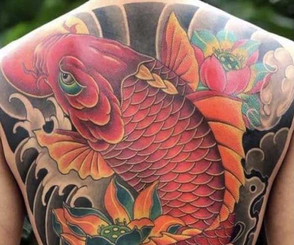 cá chép yakuza tattoo