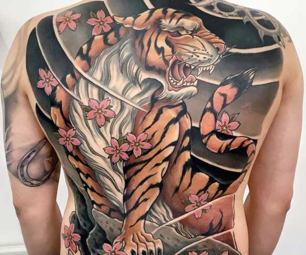 hình tattoo hổ yakuza
