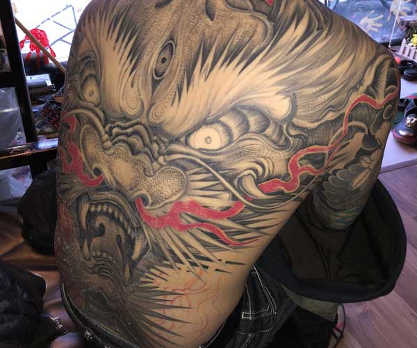 hình tattoo rồng yakuza
