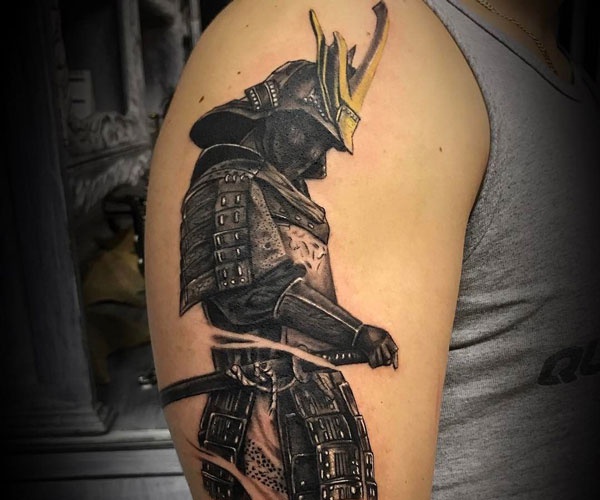 hình tattoo samurai yakuza