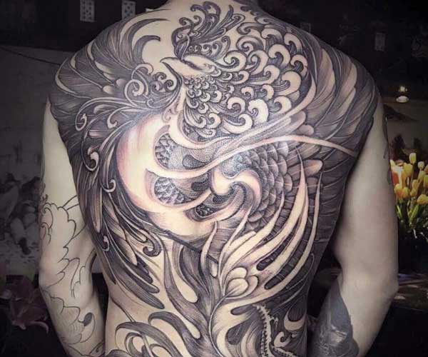 phượng hoàng yakuza tattoo