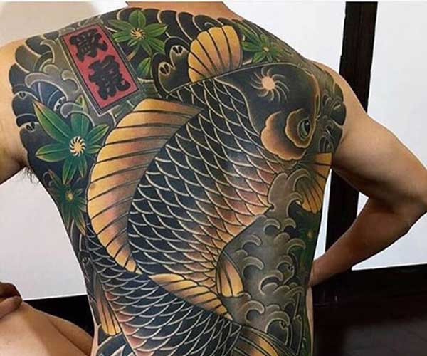 tattoo cá chép yakuza 