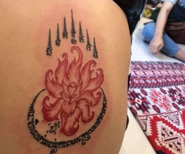 tattoo hình hồ ly thái lan