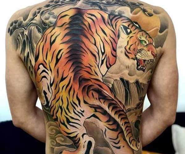 tattoo hổ yakuza độc đáo