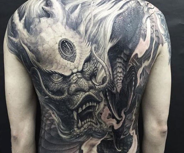 tattoo rồng yakuza