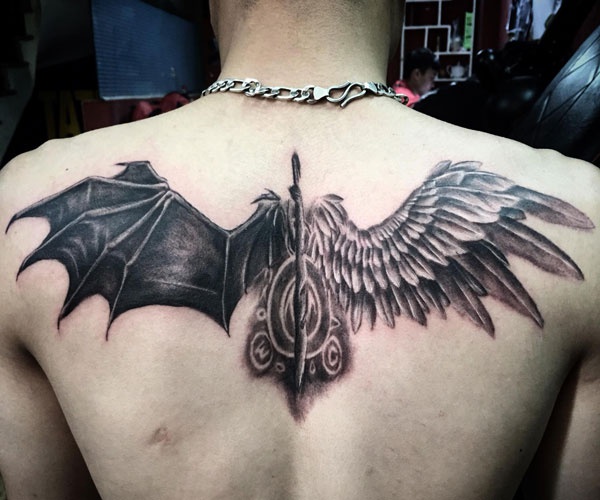 tattoo thiên thần ác quỷ