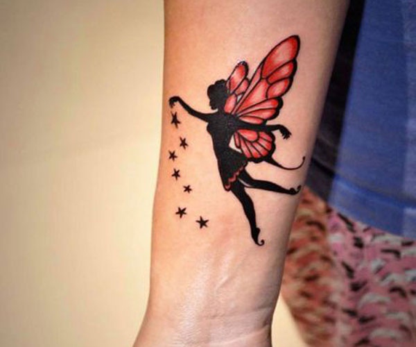 thiên thần cánh bướm tattoo
