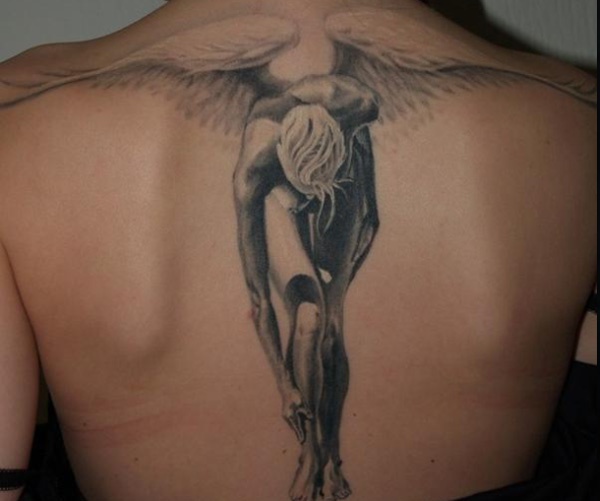 thiên thần sa ngã tattoo