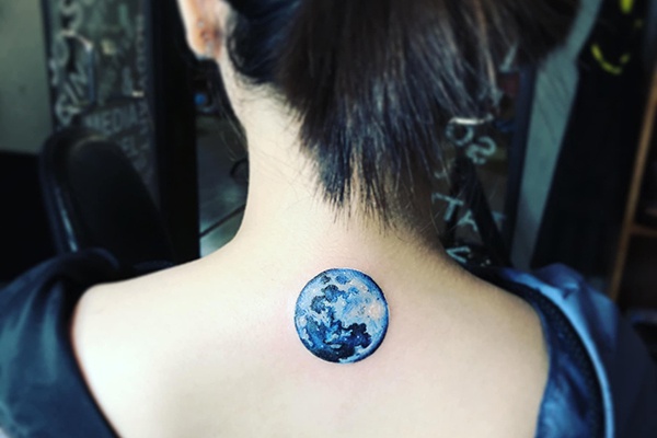 full moon tattoo đẹp