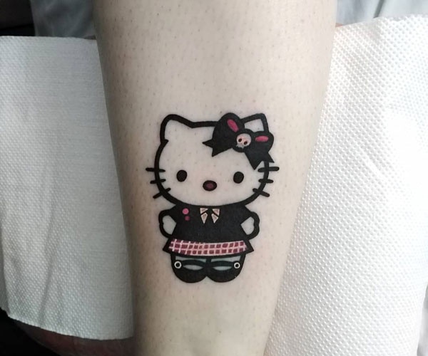 tattoo hello kitty nhật bản đẹp