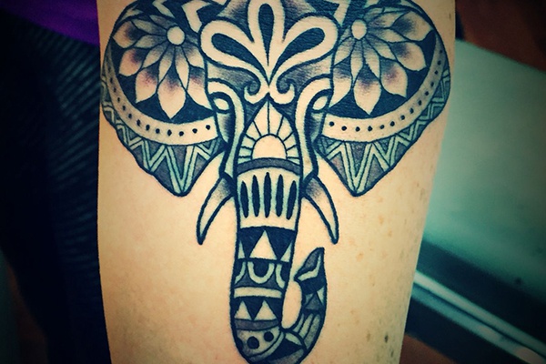 tribal voi tattoo đẹp