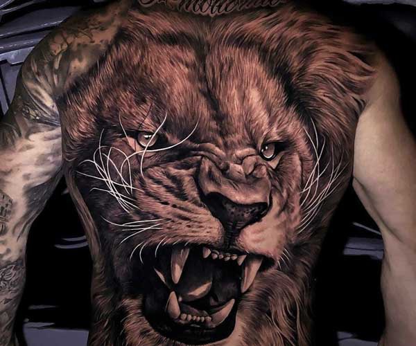 hình tattoo sư tử