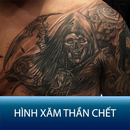 99+ Hình Xăm Thần Chết: Đẹp, Đơn giản, Ý nghĩa nhất