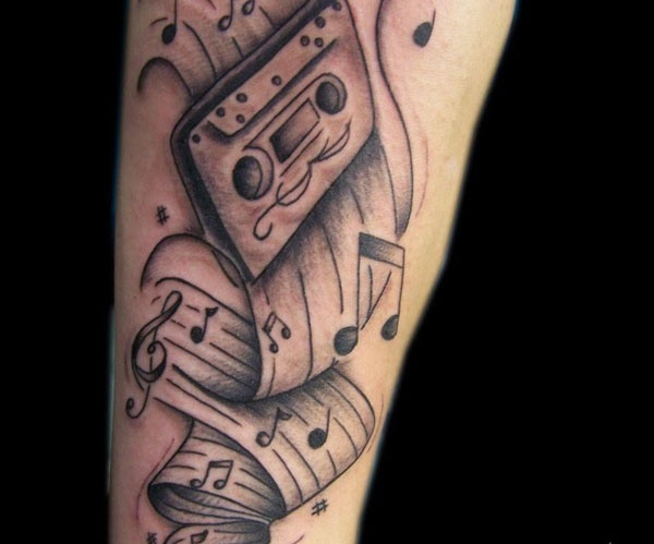 tattoo nốt nhạc bao tiền