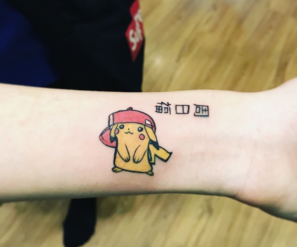 tattoo pikachu mini