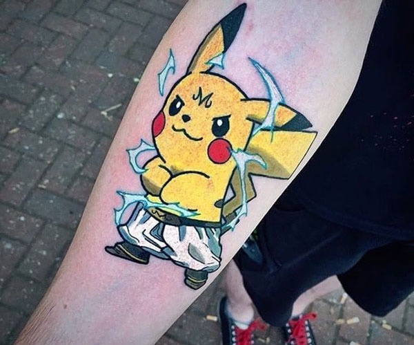 tattoo pikachu