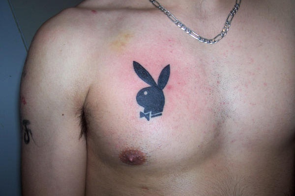 playboy rabbit tattoo xinh