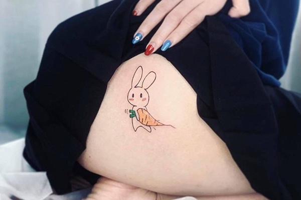 tattoo ăn cà rốt đẹp